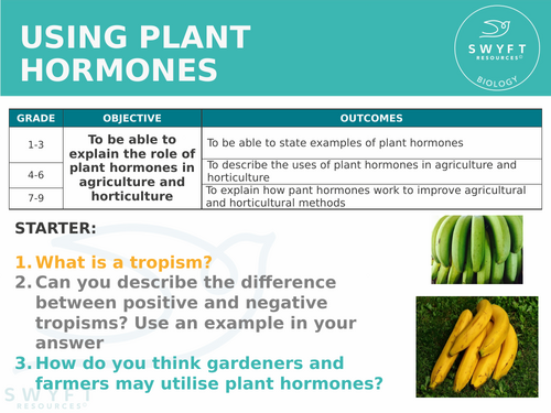 NEW AQA GCSE Biology (2016) - Using plant hormones HT