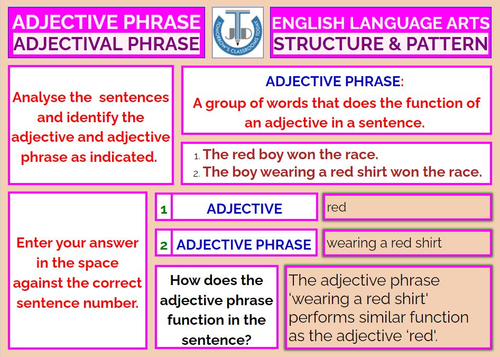 adjective-phrases-17-worksheets-with-answers-teaching-resources