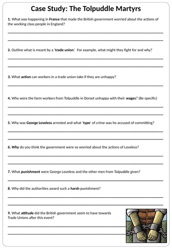 GCSE History Edexcel: Crime and Punishment 1700-1900 : The Tolpuddle ...