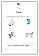 Phonics: th sound worksheet | Teaching Resources