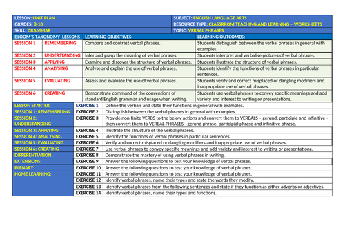 verbal-phrases-14-worksheets-with-answers-teaching-resources