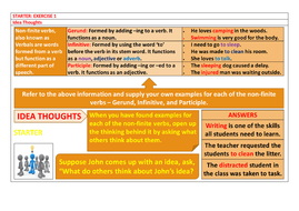 VERBAL PHRASES WORKSHEETS WITH ANSWERS by john421969 | Teaching Resources