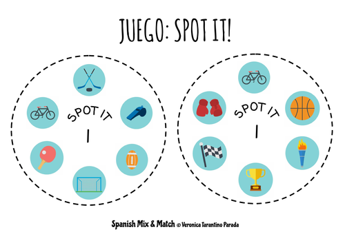 Spot it! Game in Spanish – Adventurous Educators