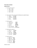 Unit Conversion Between Prefixes Worksheets and Answers | Teaching ...
