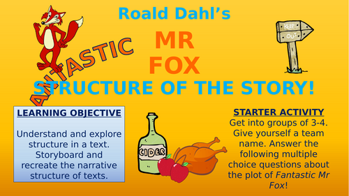 Fantastic Mr Fox - Structure of the Story!
