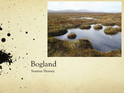 Bogland by Seamus Heaney- Poetry Analysis (CCEA A Level)