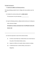 Year 6 english worksheets with answers uk image