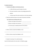 Year 6 english comprehension worksheets pdf image