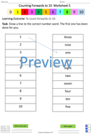 Counting to 10: PowerPoint Lesson and Worksheets | Teaching Resources
