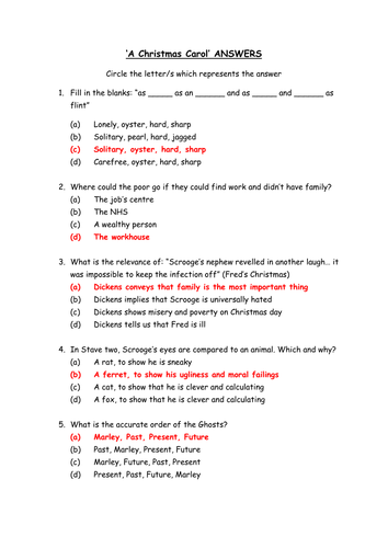 a-christmas-carol-multiple-choice-quiz-teaching-resources