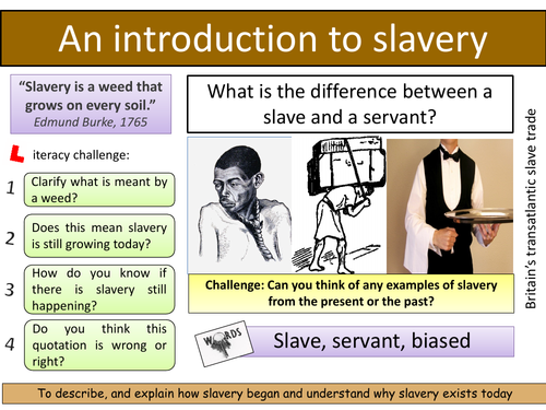 introduction for slavery essay