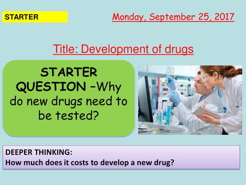 AQA new specification-Developing drugs-B6.4