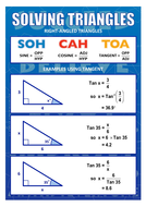 Trigonometry, SOH CAH TOA (Poster) by Maths4Everyone - Teaching ...