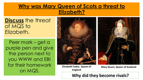 Edexcel 1-9 GCSE Elizabeth I Key Topic 1: Queen, government and