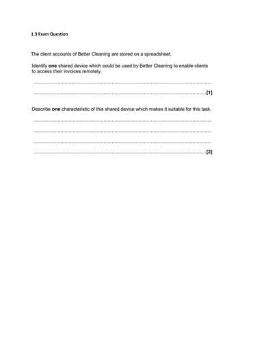 OCR Cambridge Technicals in IT Unit 2 - 1.3 Types of information access and storage devices