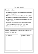 The Hairy Toe: PPT, poem and worksheets | Teaching Resources