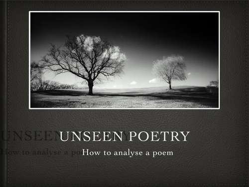 Unseen Poetry