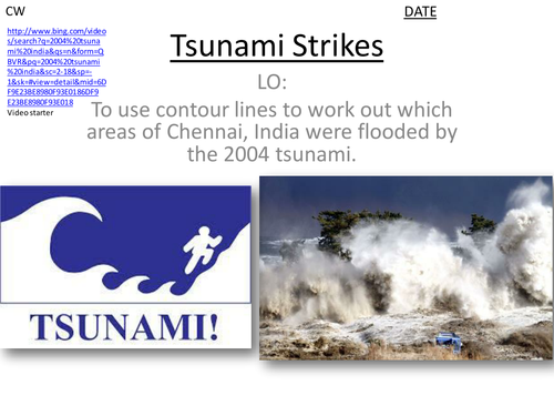 Fantastic Places, Lesson 6 - Tsunami Strikes, Cross Sections