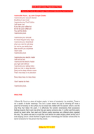 I Wanna Be Yours Poem Pdf