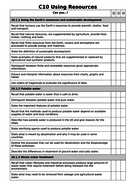 AQA GCSE Combined Science Chemistry Revision Checklists (2016 onwards ...