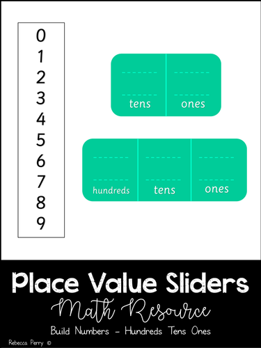 Place Value Sliders - Math Resource | Teaching Resources