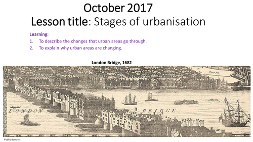 Stages of urbanisation