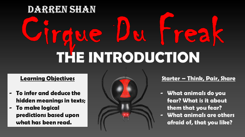 Cirque Du Freak - The Introduction!