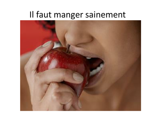 Leading A Healthy Lifestyle French Teaching Resources