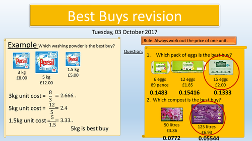 Best Buys Revision