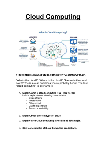 Cloud Computing | Teaching Resources