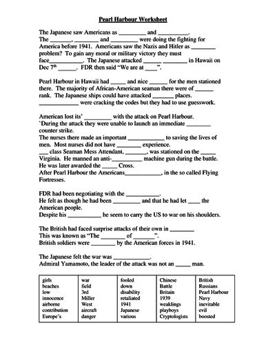 33 Pearl Harbor Worksheet Pdf Support Worksheet