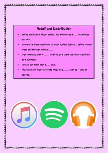 Media Job Roles in the Music Industry | Teaching Resources