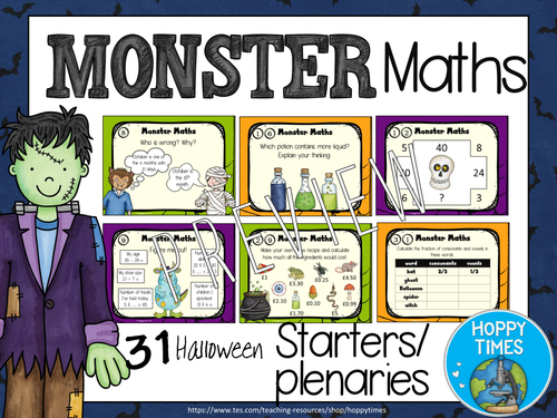 Halloween Maths Challenges KS2 | Teaching Resources