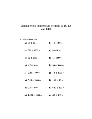 multiplying-and-dividing-whole-numbers-and-decimals-by-10-100-and-1000-worksheets-with-answers