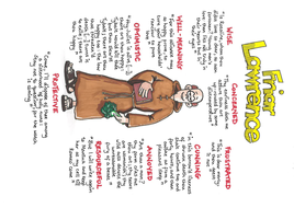 ROMEO AND JULIET Quotes GCSE REVISION Poster FRIAR LAWRENCE Shakespeare