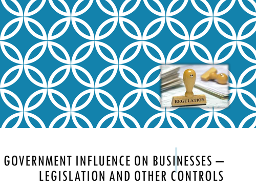 1.5.3 Legislation and business