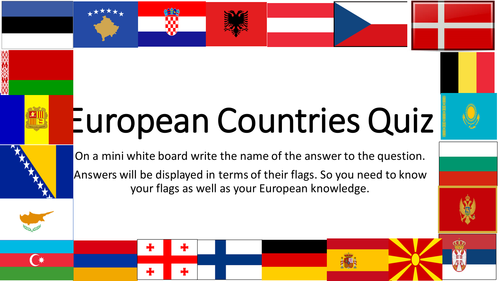 European countries quiz