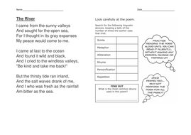 The River Poem Year 4/5 | Teaching Resources
