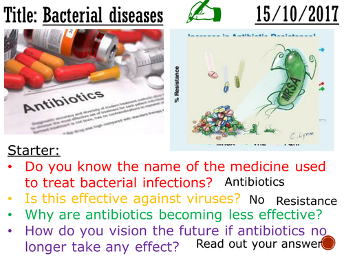 Bacterial infections - complete lesson (GCSE 1-9) | Teaching Resources