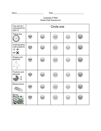 newcomer-esl-mathematics-self-assessment-teaching-resources