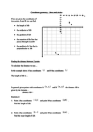 Coordinate geometry worksheets pdf picture