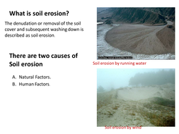 This resource explains Soil erosion,soil conservationand method of ...