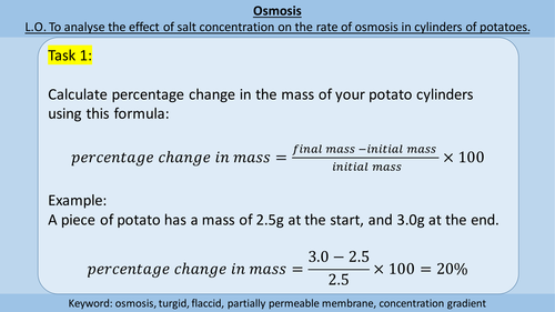 how does concentration gradient affect osmosis
