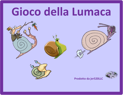 data-date-in-italian-lumaca-snail-game-teaching-resources