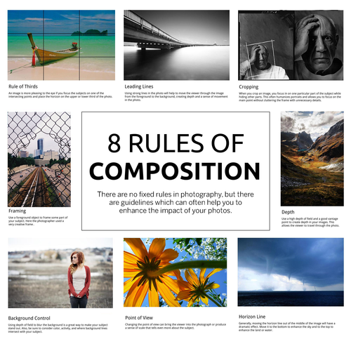 Photography. 8 Rules of Composition. | Teaching Resources