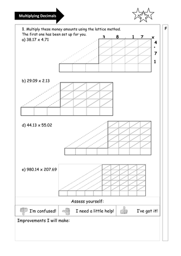 multiplying decimals teaching resources