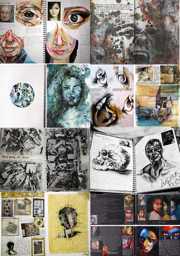 Gcse Art And Photography Sketchbook Examples Teaching Resources