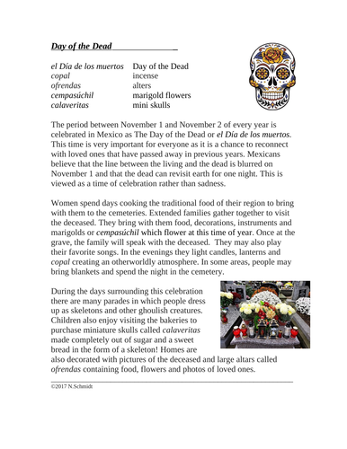 essay on day of the dead