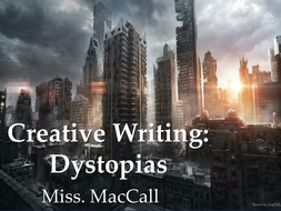 dystopia creative writing lesson