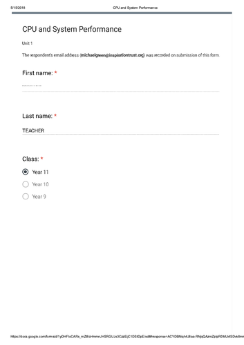 New Specification – Computer Science Unit 1 | Teaching Resources